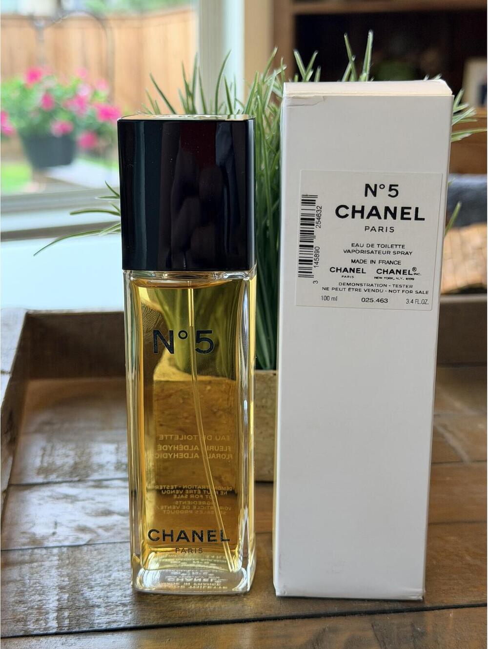 Chanel Authentic N°5 Eau de Toilette 100 mL / 3.4 oz Tester Bottle New